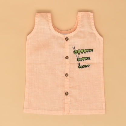 Nighttime Friends Jabla Combo (Night Owl and Caterpillar) - Pure Cotton Baby Jabla Set of 2 | Verified Sustainable by Brown Living™