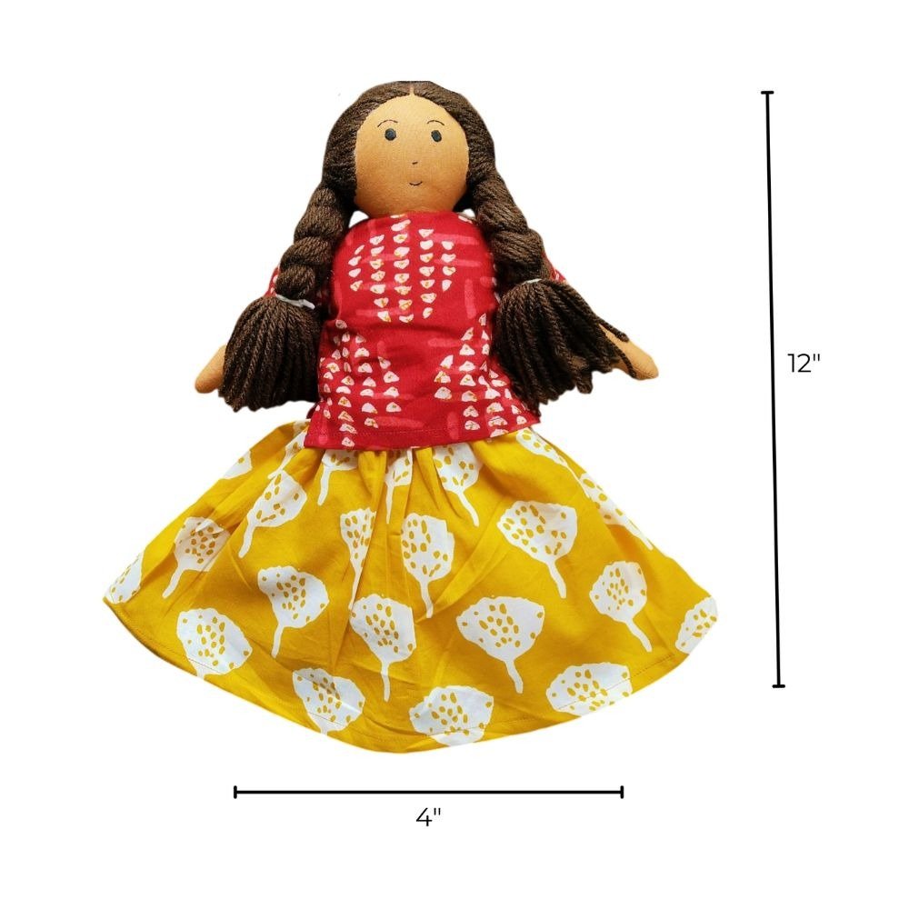 Nilah Classic Red Doll | Verified Sustainable by Brown Living™