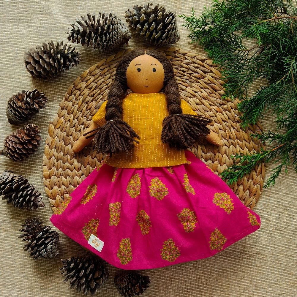 Nilah Classic Yellow Doll | Verified Sustainable by Brown Living™