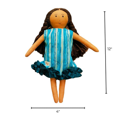 Nilah Frill Dress Doll | Verified Sustainable by Brown Living™