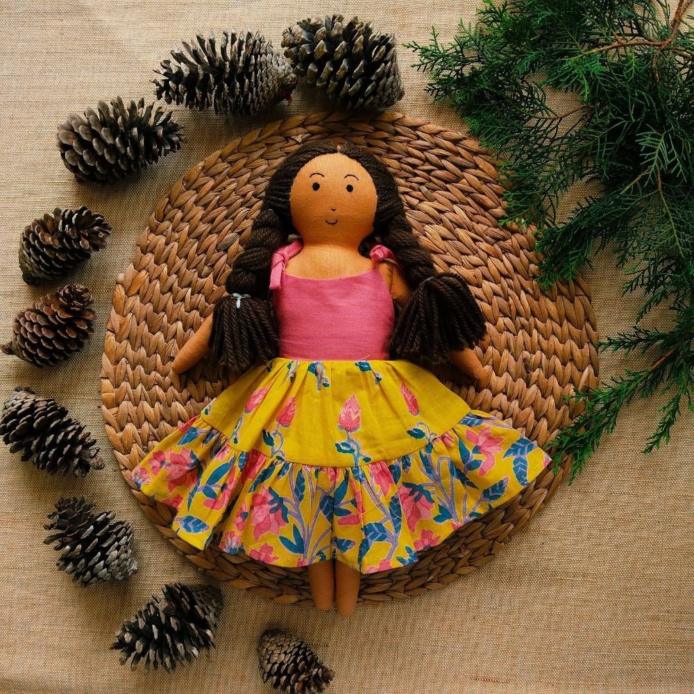 Nilah Tiered Dress Doll (Boxed) | Verified Sustainable by Brown Living™