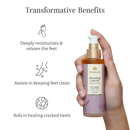 Nourishing Foot Oil 100ml - Foot Care | Verified Sustainable by Brown Living™