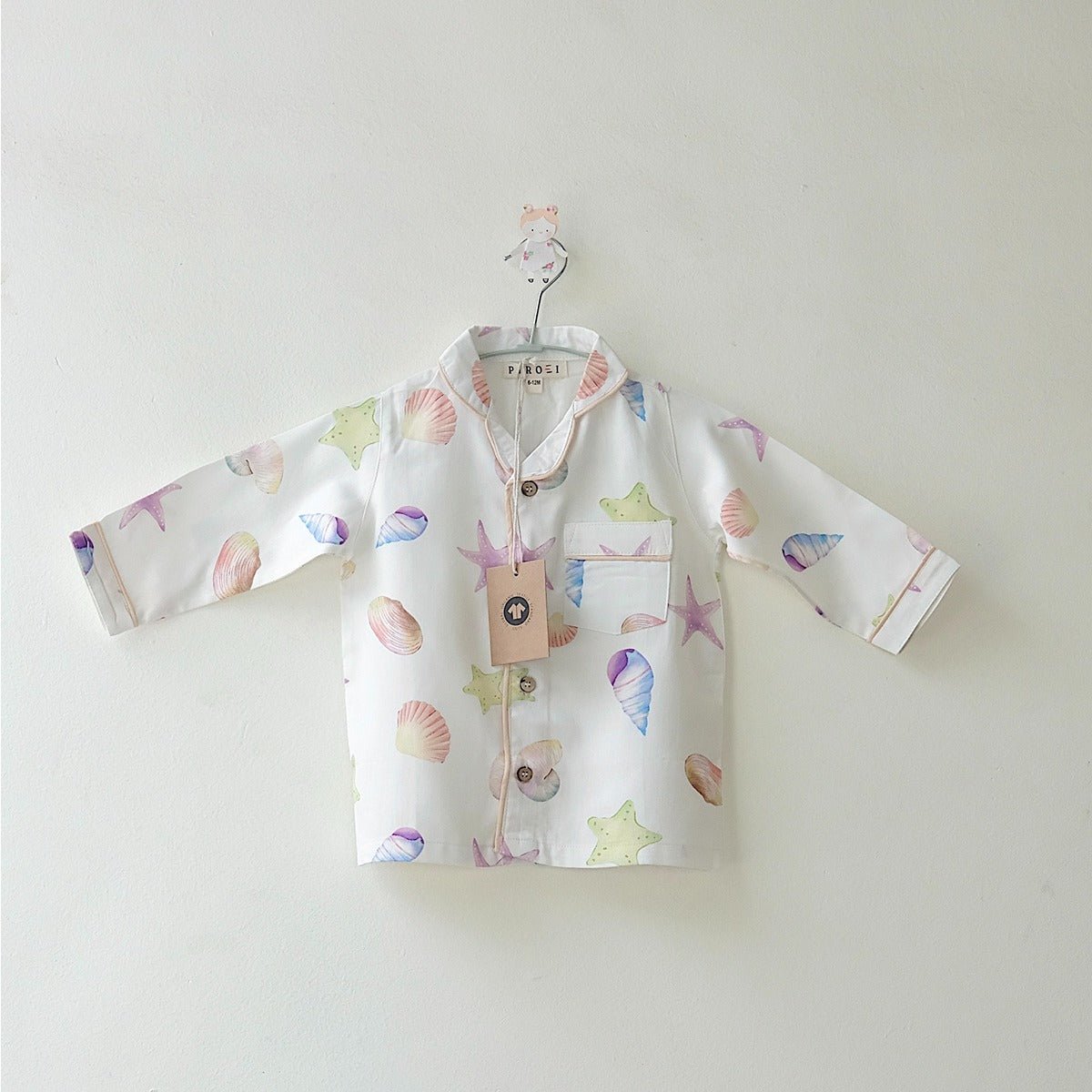 Ocean Lullaby Organic Cotton Sleepwear Set for Babies | Verified Sustainable by Brown Living™