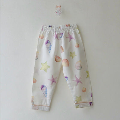Ocean Lullaby Organic Cotton Sleepwear Set for Babies – Kids Nightwear on Brown Living™. SKU: SG - 01 - 0001/6 - 12M. Img 2.