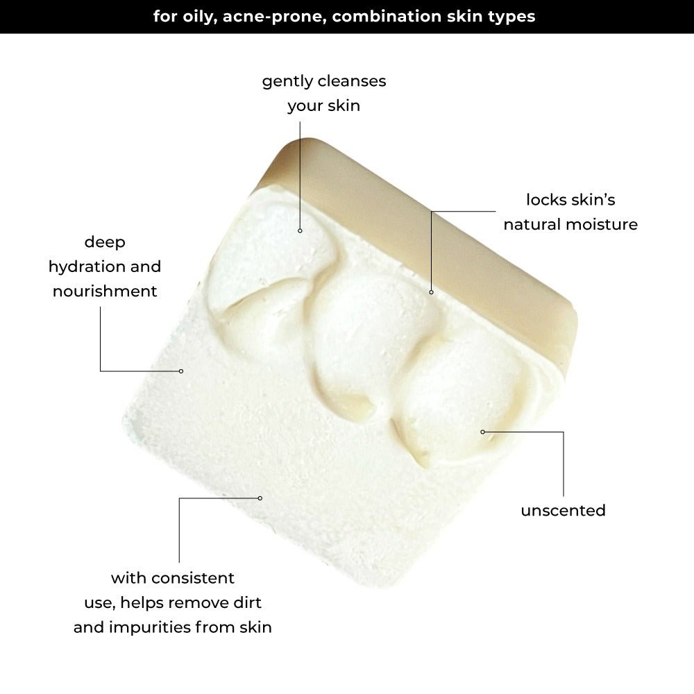 Oily, Acne - prone, Combination Skin types Coconut Milk Cold Process Soap Bundle | Verified Sustainable by Brown Living™