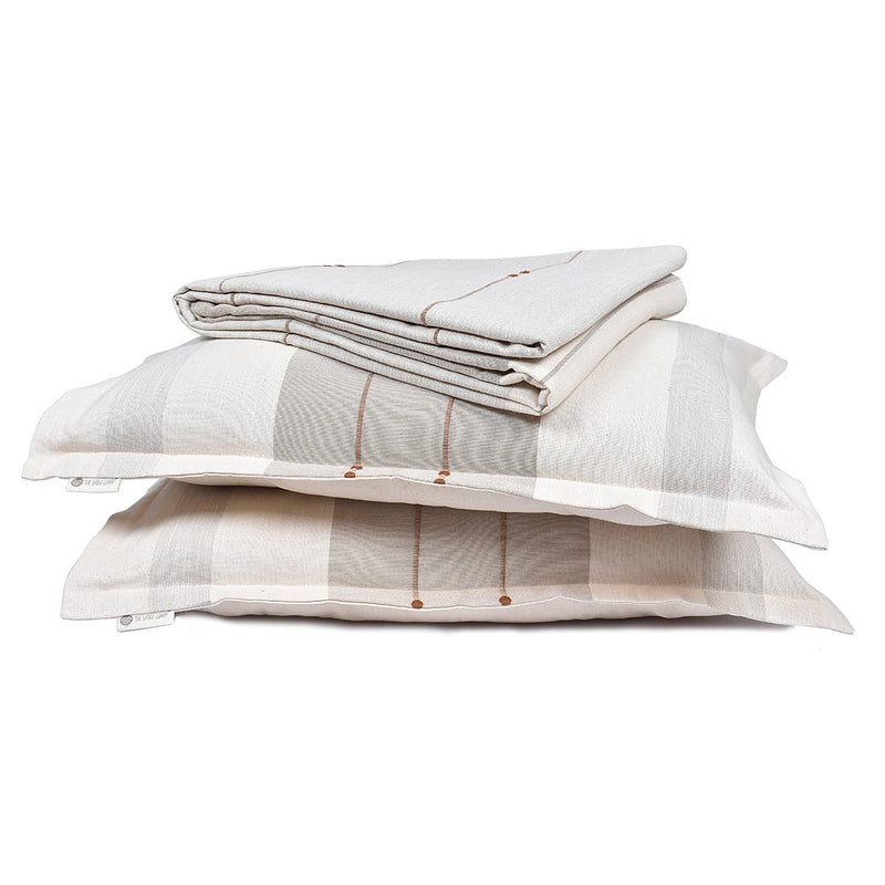 Ombre Nut Browm Bedcover Set | Verified Sustainable by Brown Living™