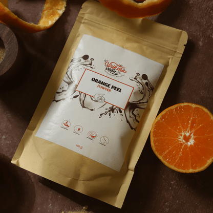 Orange Peel Powder - 100g| Face Pack for Glowing Skin | Verified Sustainable by Brown Living™