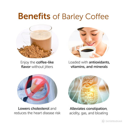 Organic Barley Coffee 100g - Caffeine - Free Coffee Substitute | Verified Sustainable by Brown Living™