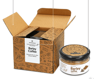 Organic Barley Coffee 100g - Caffeine - Free Coffee Substitute – Coffee on Brown Living™. SKU: 1TC_BC - 1H. Img 1.