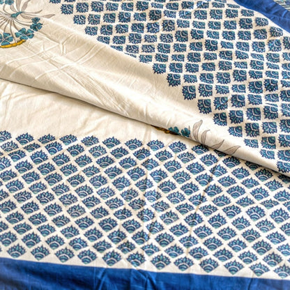 Organic Cotton Elegant King Size Dohar | Verified Sustainable by Brown Living™