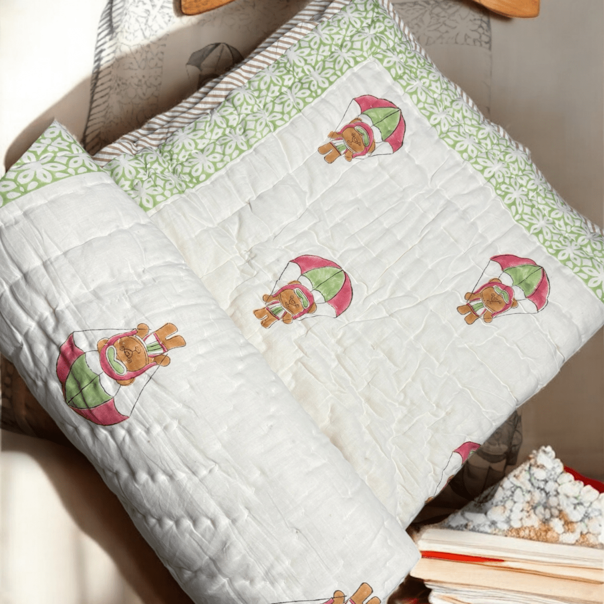 Organic Cotton Kids Blanket – 3.3x5ft – Lightweight | Verified Sustainable by Brown Living™