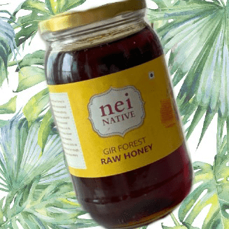 Organic Gir Forest Raw Honey | Unprocessed and Nutrient - Rich | Verified Sustainable by Brown Living™