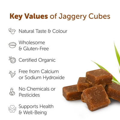 Organic Jaggery Cubes 800g - Pure & Chemical - Free – Sweets on Brown Living™. SKU: 1SA_JC - 8H. Img 2.