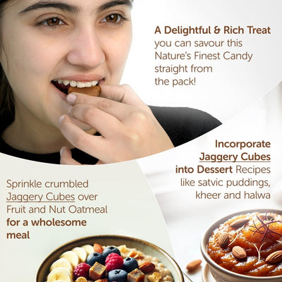 Organic Jaggery Cubes 800g - Pure & Chemical - Free – Sweets on Brown Living™. SKU: 1SA_JC - 8H. Img 3.