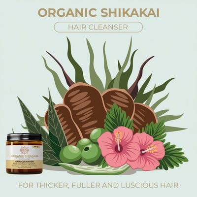 Organic Shikakai Hair Mask| For Thicker, Fuller and Luscious Hair – Hair Mask on Brown Living™. SKU: pnhpl - scrub - 007. Img 3.