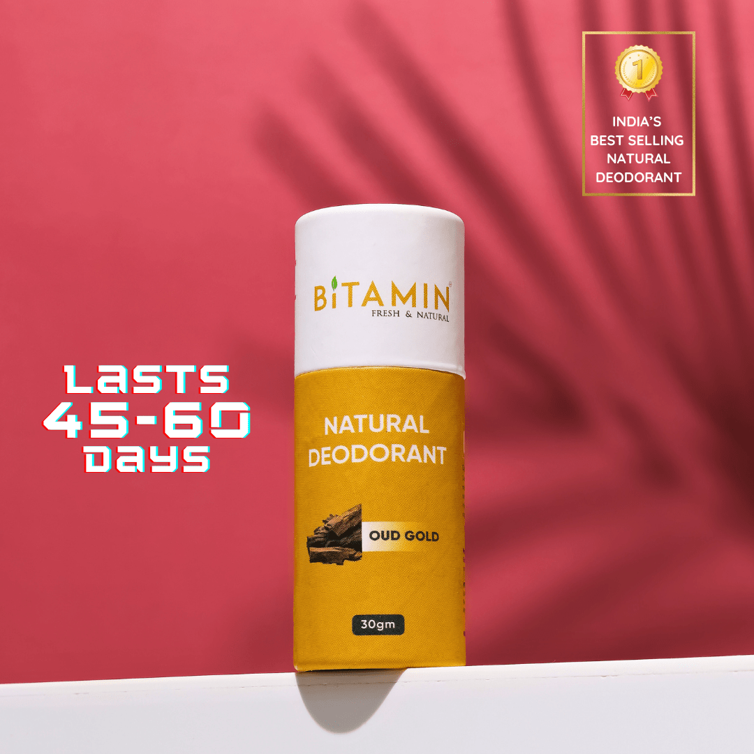 Oud Gold Natural Deodorant - 30g | Verified Sustainable by Brown Living™