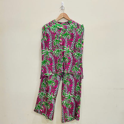 Palm Print Co - Ord Set | Verified Sustainable by Brown Living™