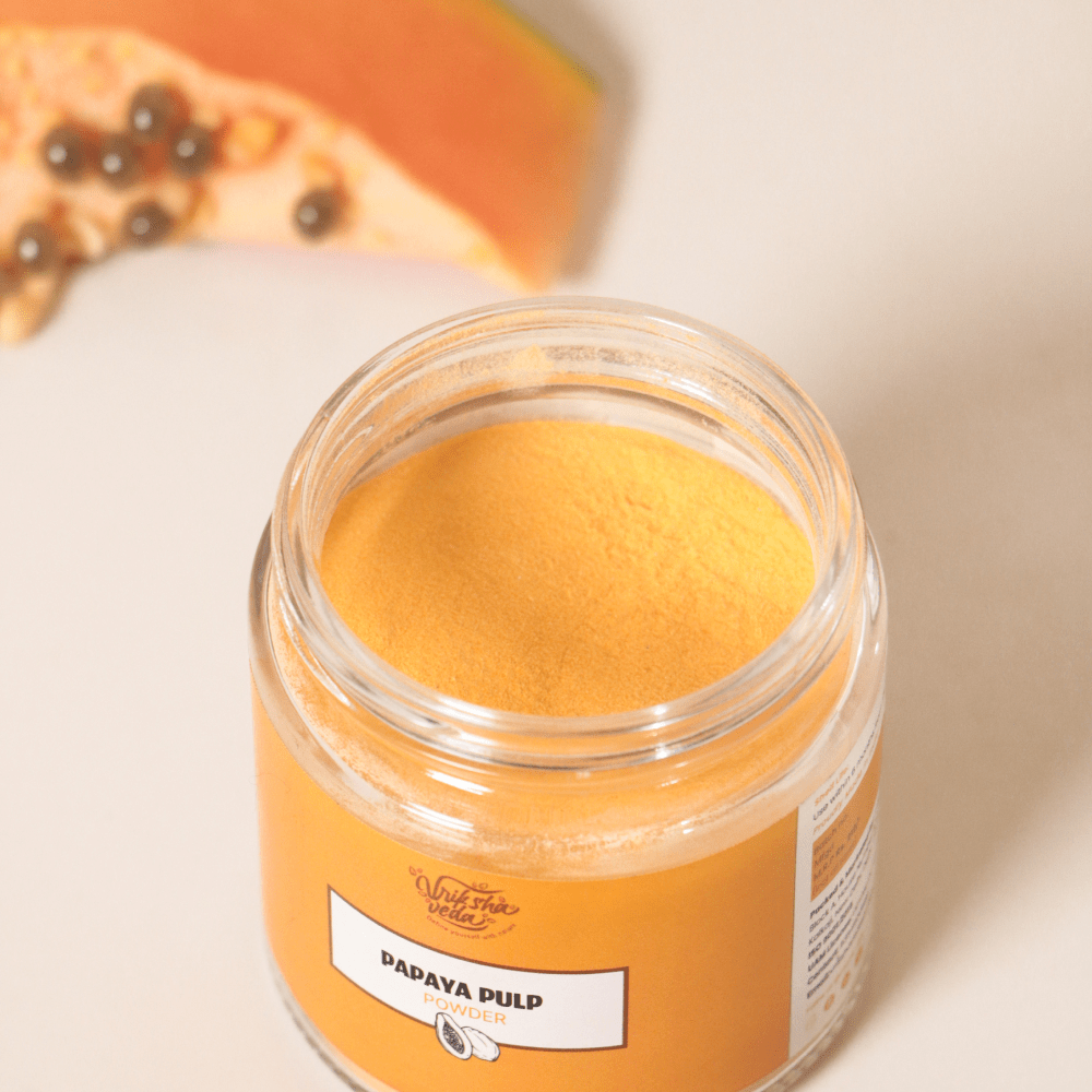 Papaya Pulp Powder for Skin & Hair I 70 gms | Verified Sustainable by Brown Living™