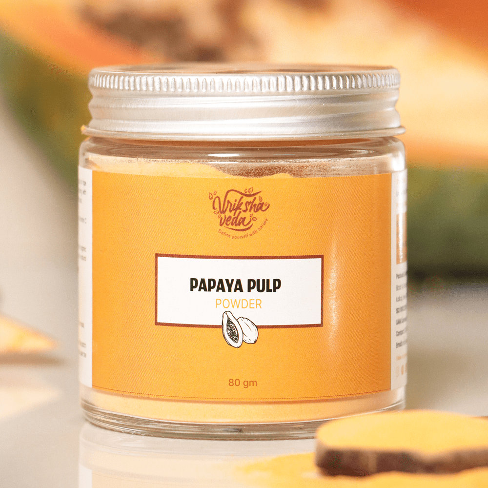 Papaya Pulp Powder for Skin & Hair I 80 gms | Verified Sustainable by Brown Living™