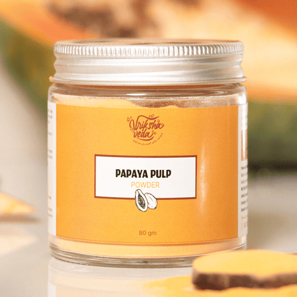 Papaya Pulp Powder for Skin & Hair I 80 gms | Verified Sustainable by Brown Living™