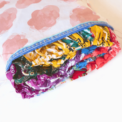 Party Streamer Combo - Rainbow Banner Bunting + Rainbow Fringe Streamer Garland (Pack of 2) – Wall Decor on Brown Living™. SKU: UMW - COMBO - BUNT - FRNG - 01. Img 3.