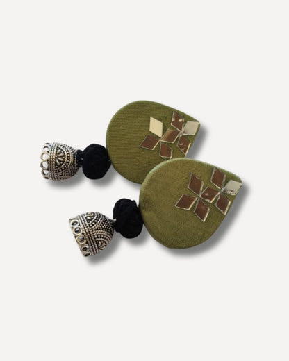 Pastel Mirror Drops for Day Weddings – Womens earrings by The serene by Rainvas available on Brown Living™. . SKU: RVS - SER - EAR - 35. Img 5.