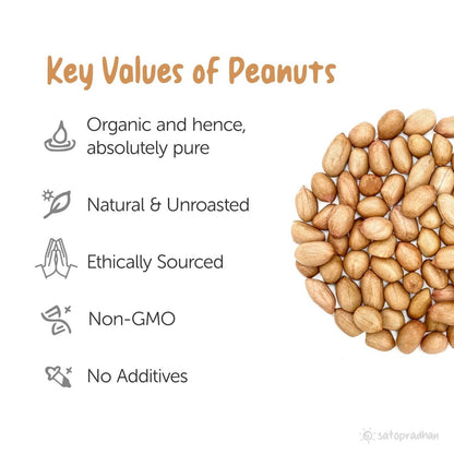 Peanuts Whole 800g - Organic & Aflatoxin - Free | Verified Sustainable by Brown Living™