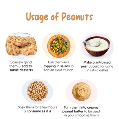 Peanuts Whole 800g - Organic & Aflatoxin - Free – Dried Fruits, Nuts & Seeds on Brown Living™. SKU: 2NS_PRKG - 8H. Img 4.
