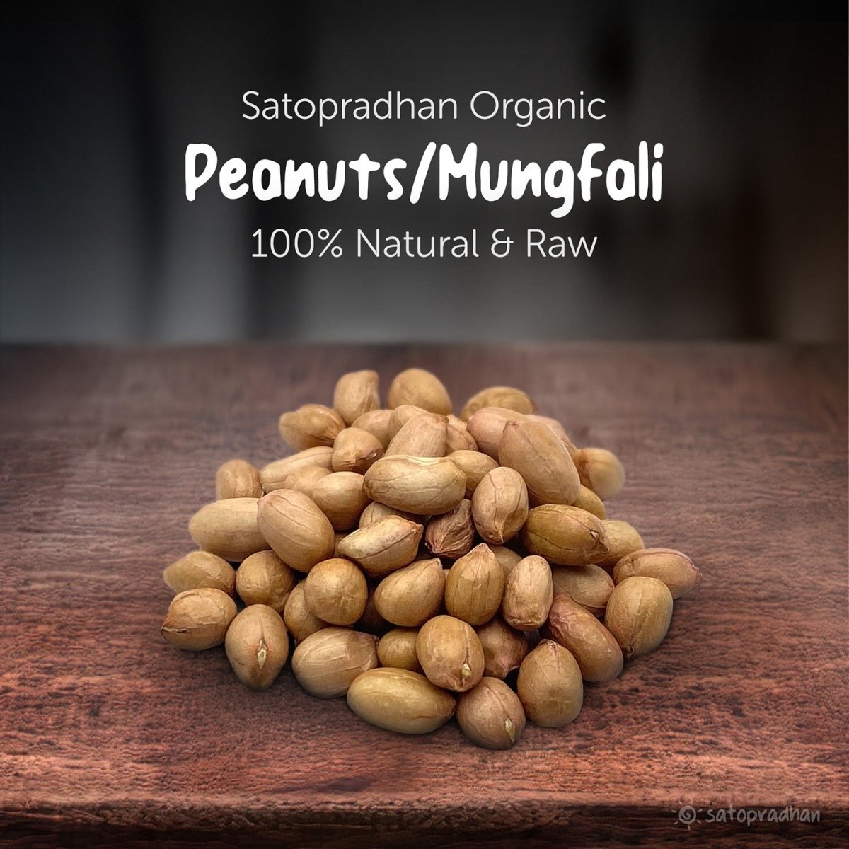 Peanuts Whole 800g - Organic & Aflatoxin - Free | Verified Sustainable by Brown Living™