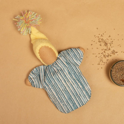 Persian Blue Comfort Doll – Eco - Friendly Plush Toy – Soft Toy by Bombay Toy Company available on Brown Living™. . SKU: AD05PB. Img 3.