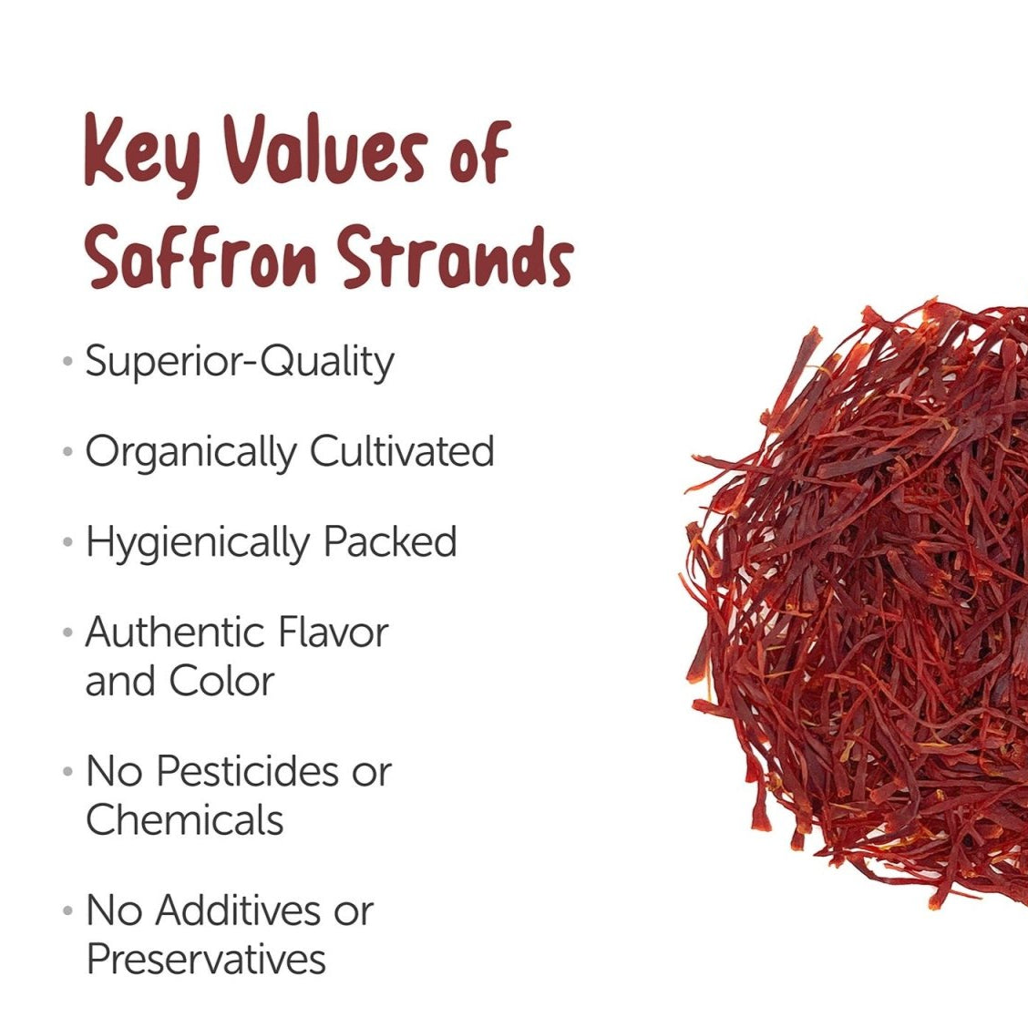 Persian Saffron 1g - Pure, Organic, No Additives | Verified Sustainable by Brown Living™