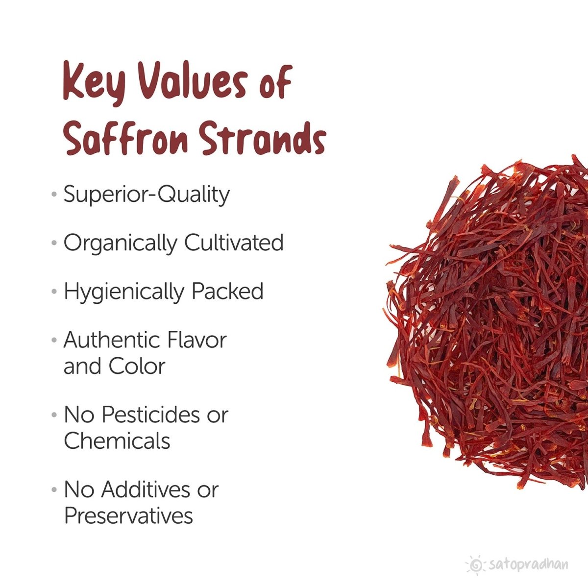 Persian Saffron 1g - Pure, Organic, No Additives | Verified Sustainable by Brown Living™