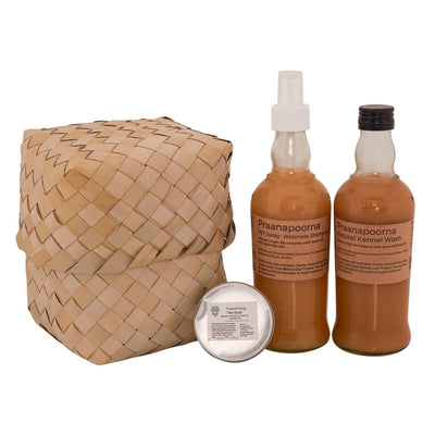 Pet care hamper| Chemical Free Essentials – Pet Grooming Supplies on Brown Living™. SKU: SKU_K01. Img 4.