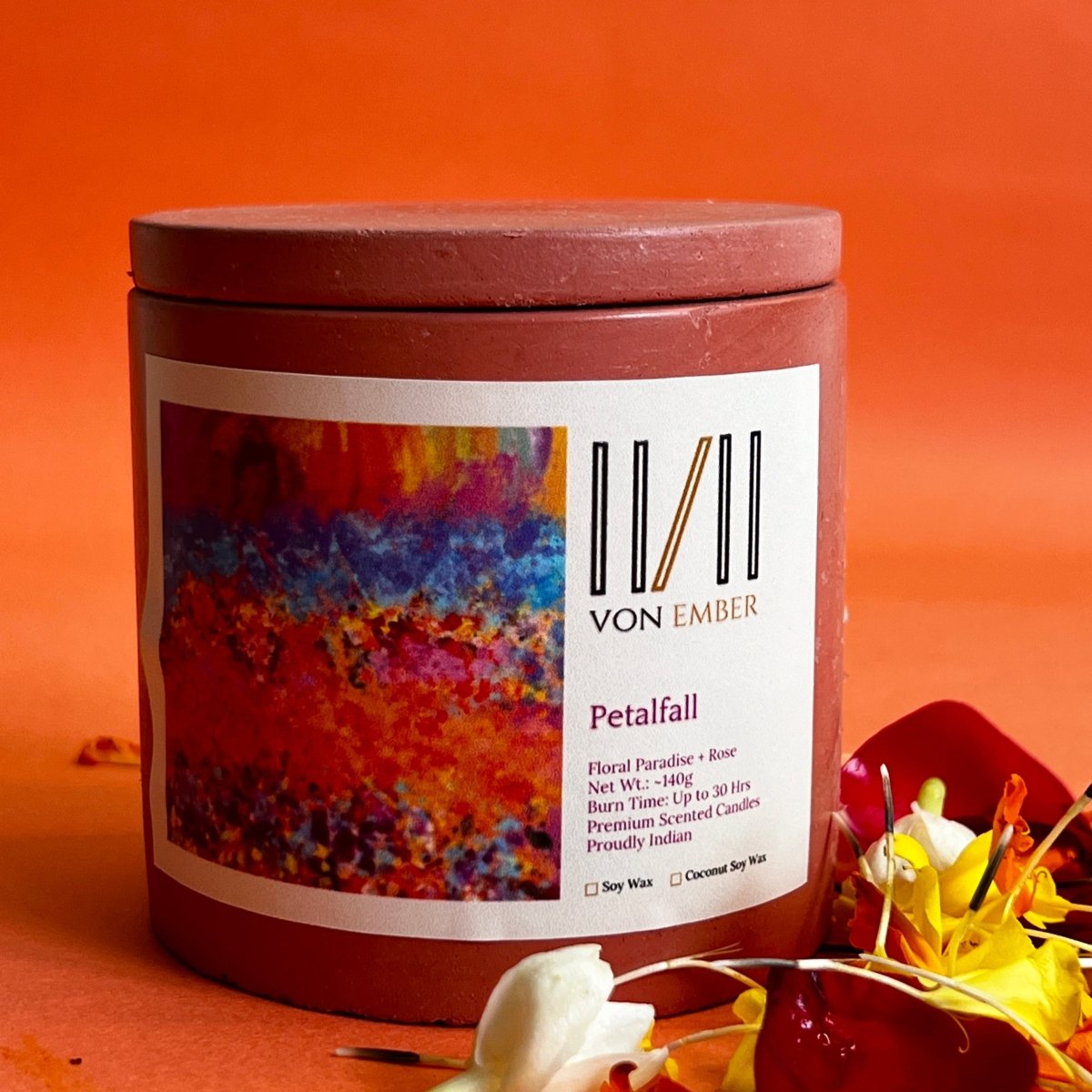 Petalfall Scented Candle | Verified Sustainable by Brown Living™