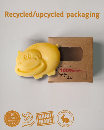Piggy - Kids Animal Shaped Goat Milk Shea Butter Soap - 100g – Body Soap by Sobek Naturals available on Brown Living™. Single Piece . SKU: SOB - SOAP - 355590. Img 9.