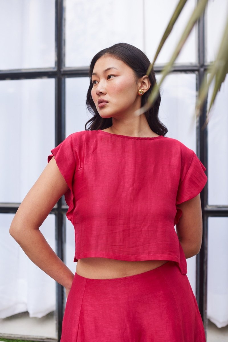 Pink - Carnaby Street Crop Top | Verified Sustainable by Brown Living™