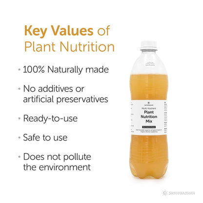 Plant Nutrition Liquid 750ml - Multi - Nutrient Bio - Enzyme | Verified Sustainable by Brown Living™