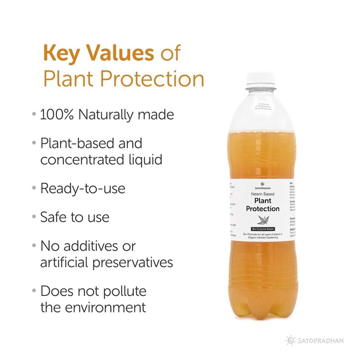 Plant Protection Liquid 750ml - Neem Bio - Enzyme | Verified Sustainable by Brown Living™