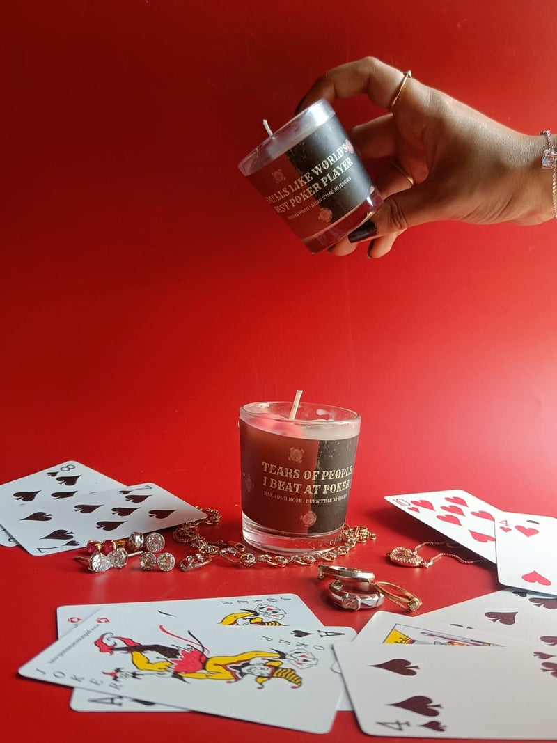 Poker Candle Set - Scented Pair | Verified Sustainable by Brown Living™