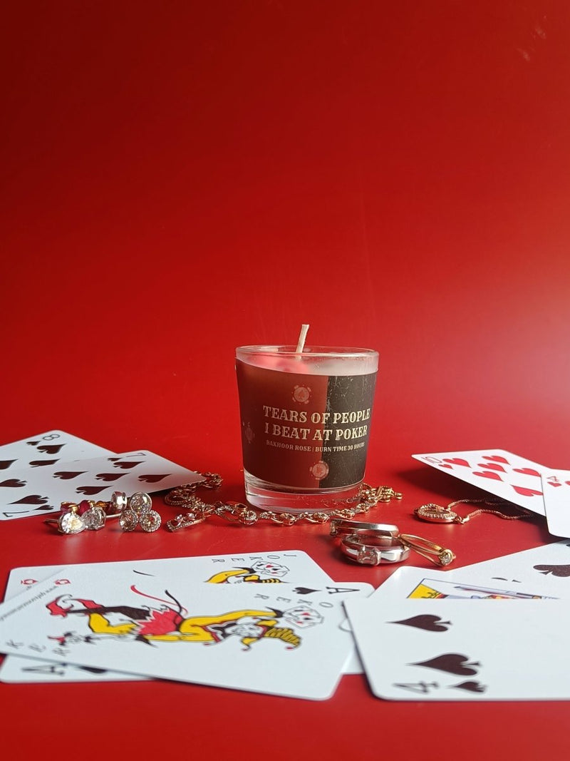 Poker Candle - Unique Fragrance | Verified Sustainable by Brown Living™