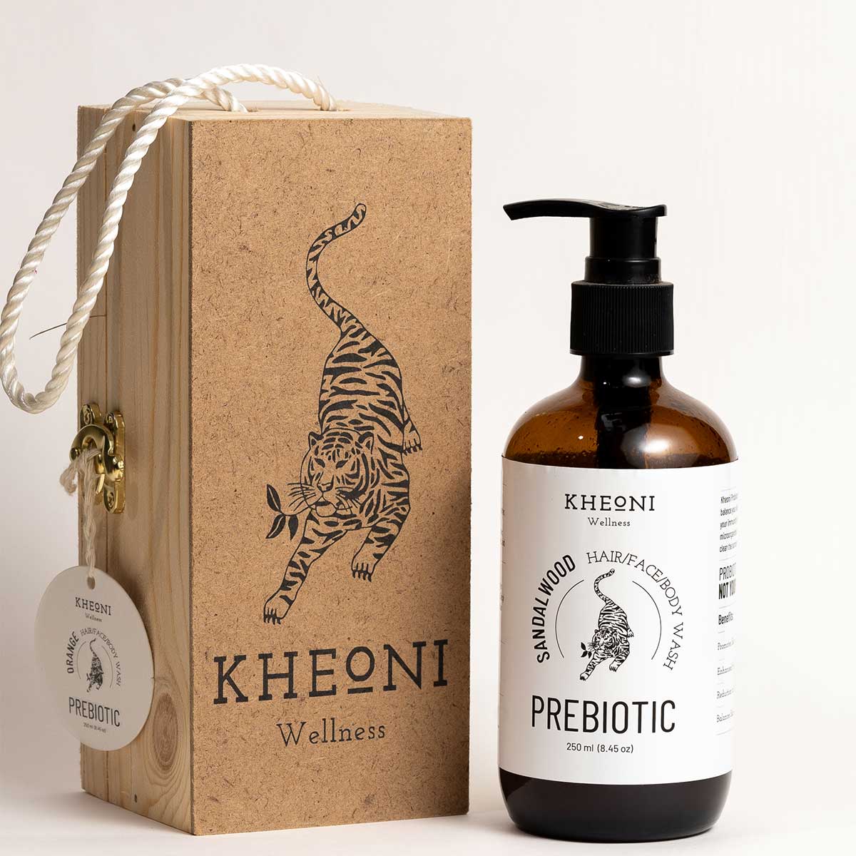 Prebiotic Sandalwood Wash (Hair/Face/Body) | Verified Sustainable by Brown Living™