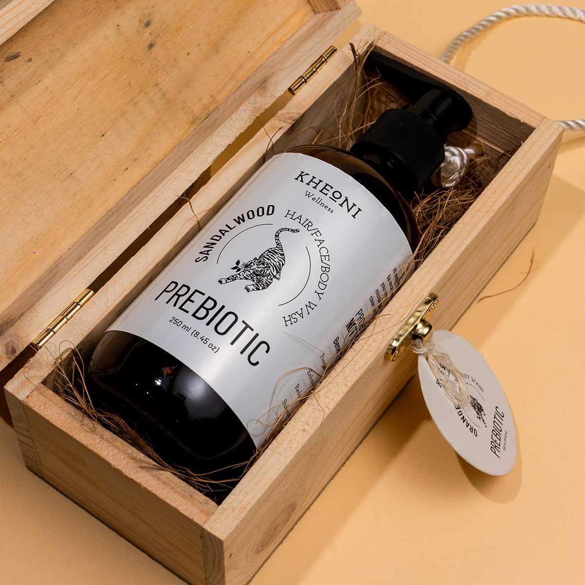 Prebiotic Sandalwood Wash (Hair/Face/Body) | Verified Sustainable by Brown Living™