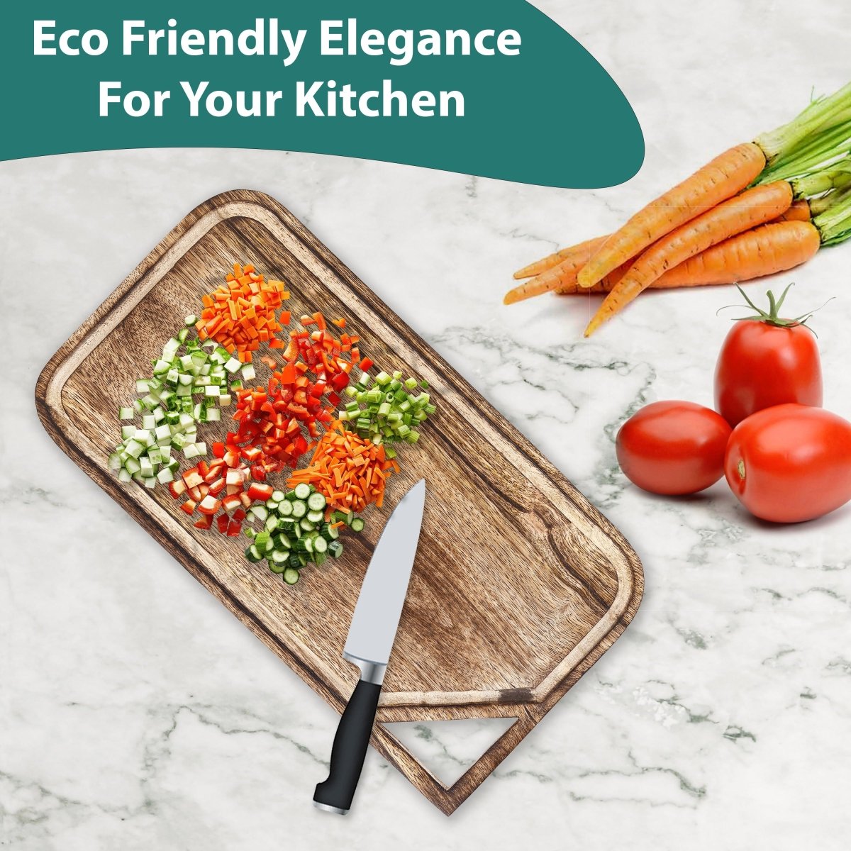 Premium Acacia Wood Cutting Board | Verified Sustainable by Brown Living™