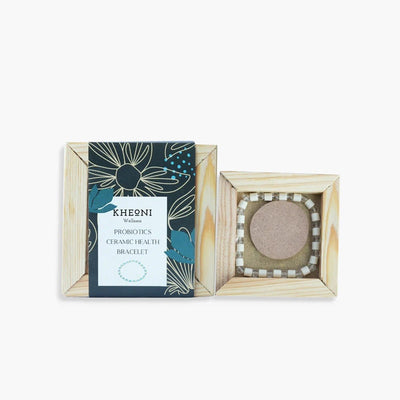 Probiotic Therapeutic Ceramic Bracelet – Jewellery on Brown Living™. SKU: PRBECE001P - kheoni. Img 4.
