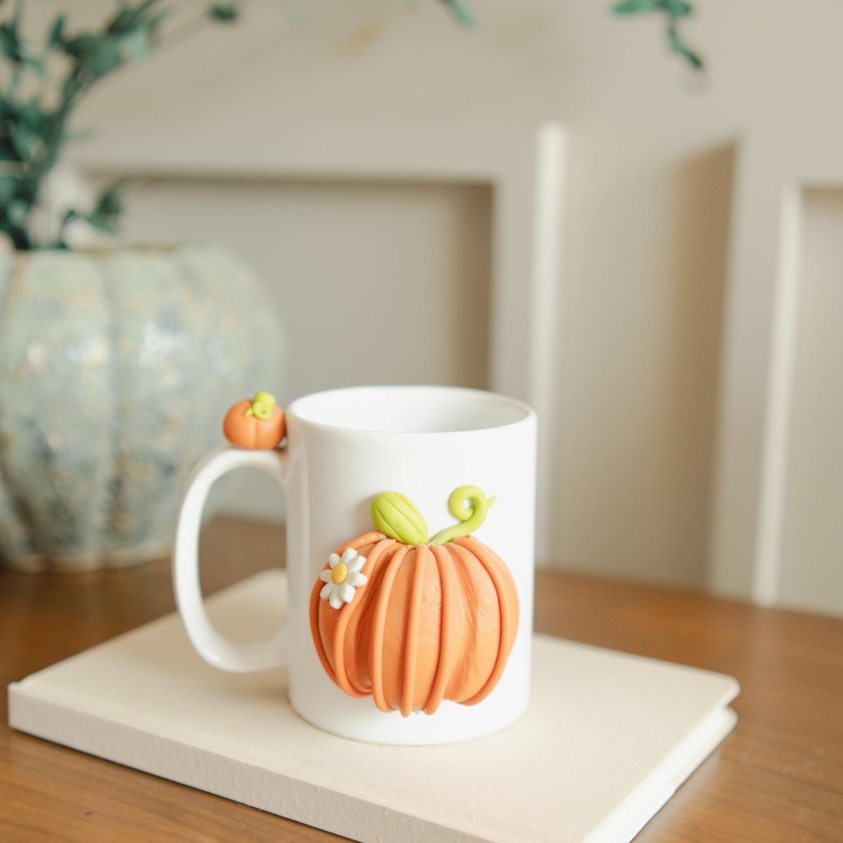 Pumpkin Spice - Handmade Ceramic Coffee Mug | Verified Sustainable by Brown Living™