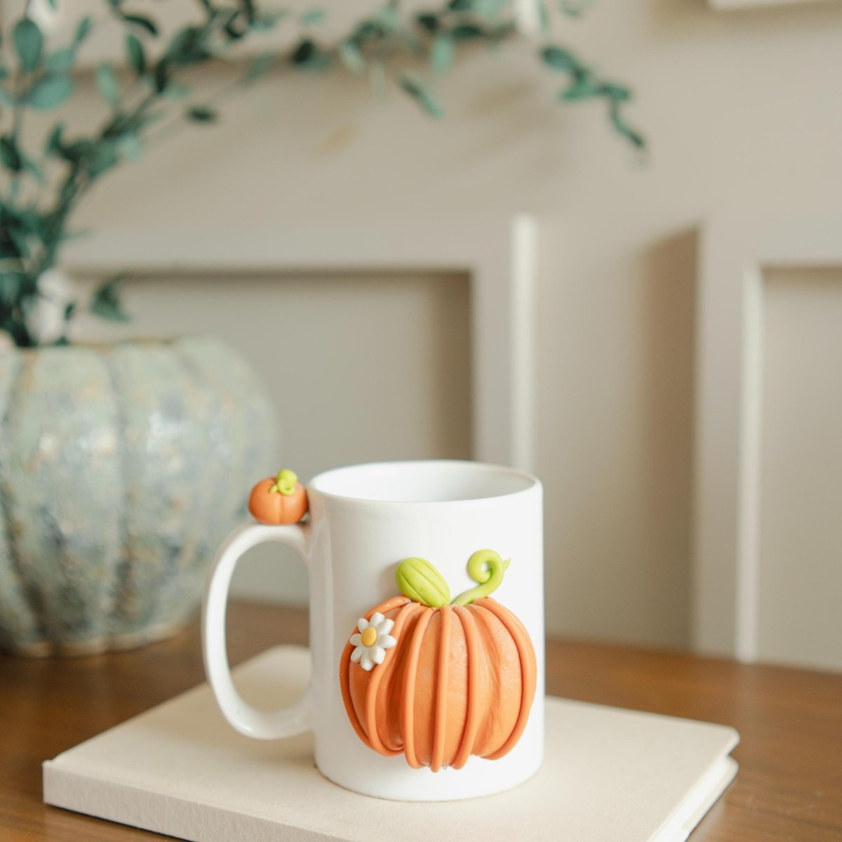 Pumpkin Spice - Handmade Ceramic Coffee Mug | Verified Sustainable by Brown Living™