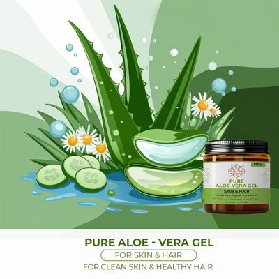 Pure Aloe Vera Gel | Skin & Hair – Face Salve on Brown Living™. SKU: phpnl_gel_01hpnl_gel_01. Img 4.