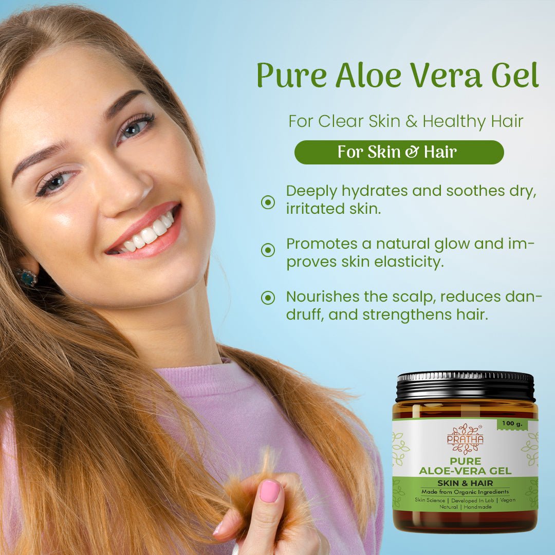 Pure Aloe Vera Gel | Skin & Hair | Verified Sustainable by Brown Living™