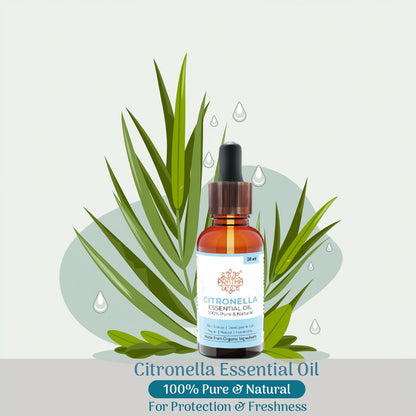 Pure Citronella Essential Oil | Verified Sustainable by Brown Living™