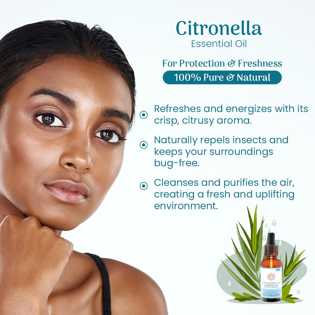 Pure Citronella Essential Oil | Verified Sustainable by Brown Living™